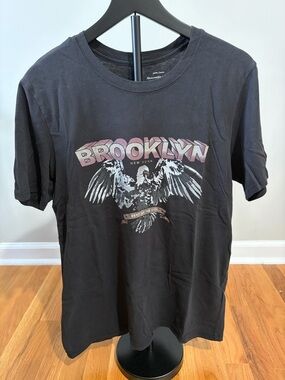 Abercrombie & Fitch Black 'Brooklyn' Eagle Graphic Tee